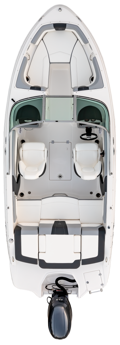 Overhead view of the  Chaparral 19 SSi OB 