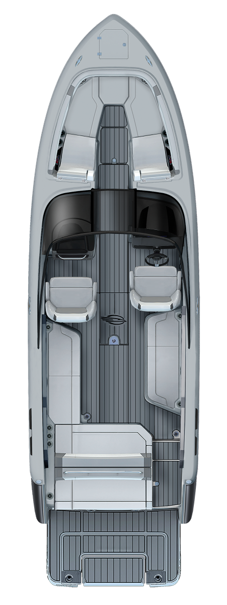 Overhead view of the  Chaparral SSX 30  