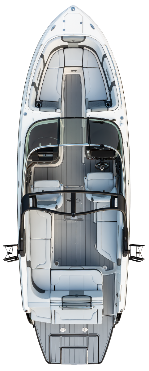 Overhead view of the  Chaparral 30 SURF  