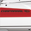 Painted Metallic Apex Hull Graphic - Fire Red with Black XL Hull Designator and Surf Badge