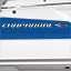 Painted Metallic Apex Hull Graphic - Blue with White XL Hull Designator and Surf Badge