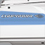 Painted Metallic Apex Hull Graphic - Steel Blue with White XL Hull Designator and Surf Badge